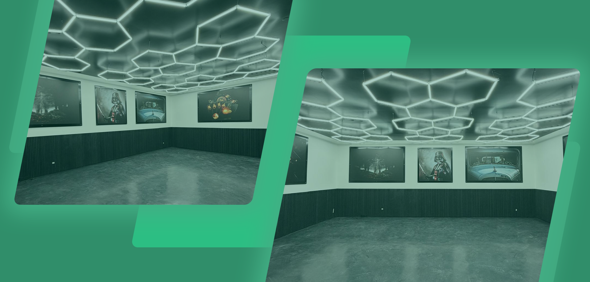 Installation de luminaires originaux et design pour un garage en Essonne